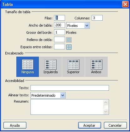 Tablas