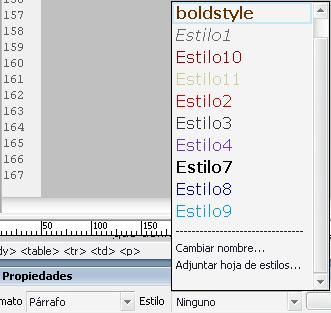 Menu de listas de CSS