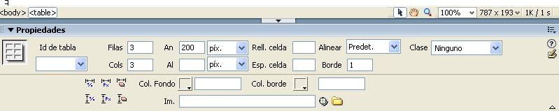 seleccion de table